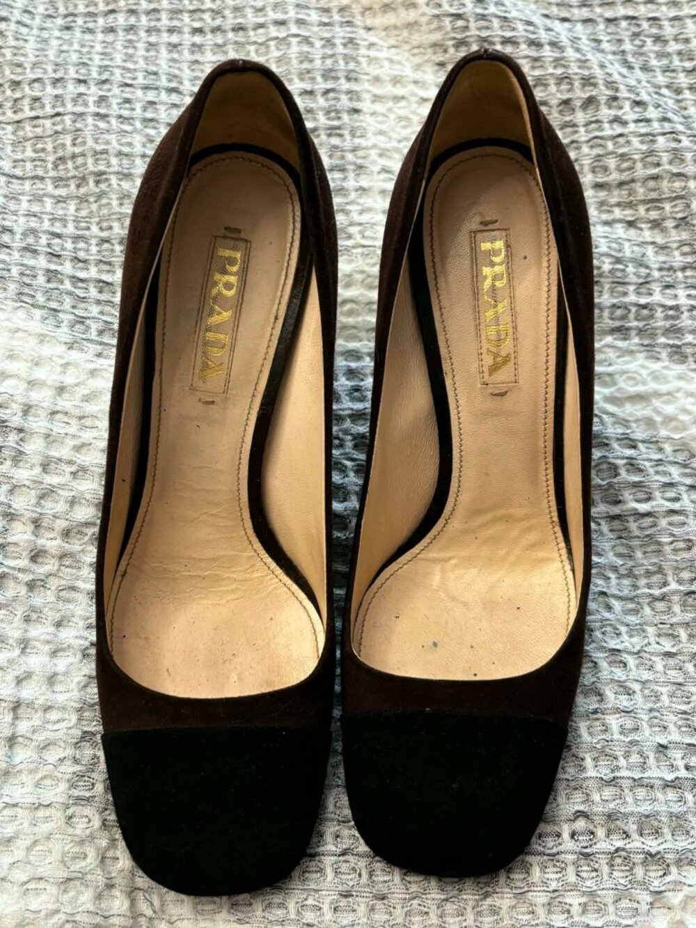 PRADA High heel shoes | Size 38. Brown and black shoes